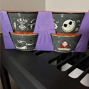 Disney Nightmare Before Christmas Set of 4 Ramekins